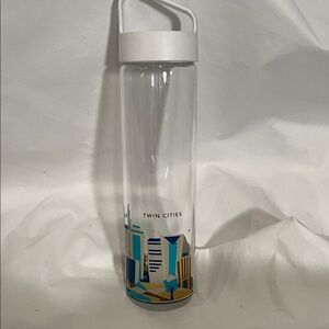 Starbucks Twin Cities You Are Here Glass Water Bottle